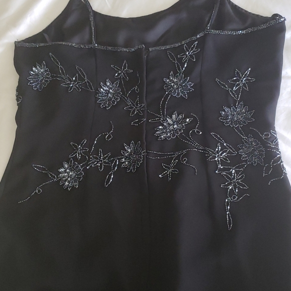 Black beaded formal dress - Picture 7 of 12